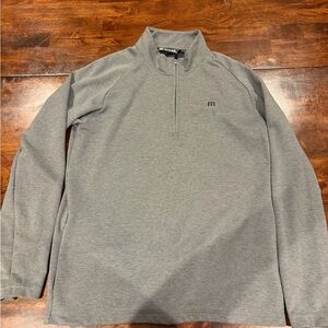 Travis Mathew Charcoal Quarter Zip Sweater I Men’s Medium
